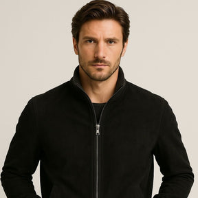 Jaqueta Suede Gola Alta – Grant